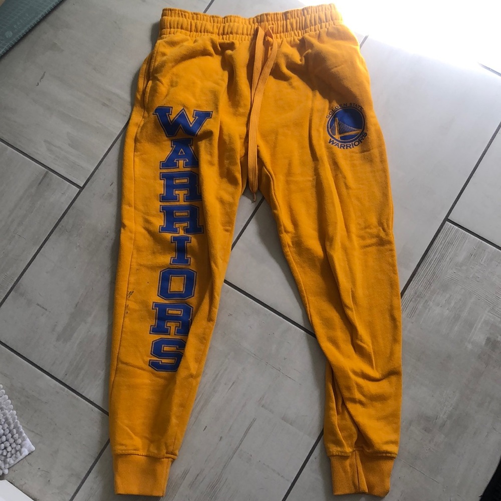 Warriors team joggers